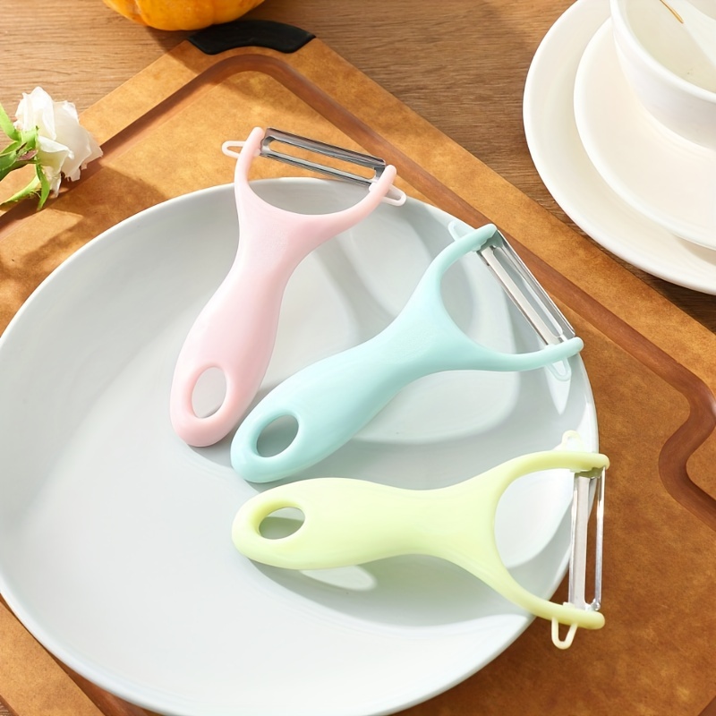 Smart Multifunctional Vegetable Fruit Peeler for Kitchen with Peel  Container - Easy Peel for Fruits & Vegetables .. (Multi Color)