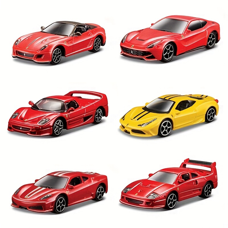 Alloy Collectible Ferrari Race and Play LaFerrari Pull Back Vehicles  Diecast Cars Model with Lights and Sounds