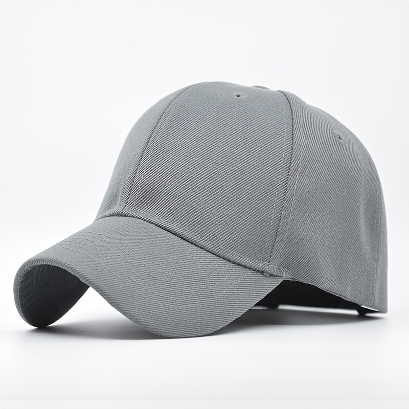 Solid Baseball Cap Street Retro Cap Sun Visor