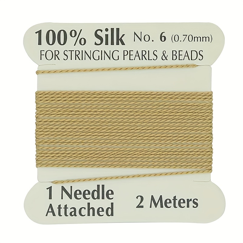 hobbyworker The Jewelry Bead Knotting Tool,Create The Secure Knots and 100%  Silk Thread for Jewelry Making and Beading