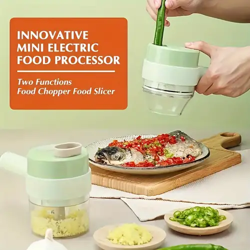 110V Electric Vegetable Chopper Cutter Grinder Food Processor