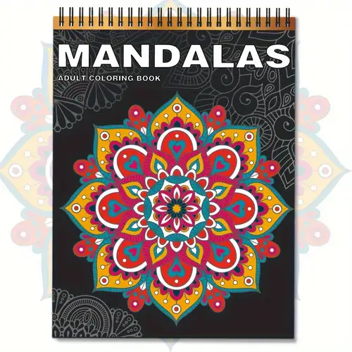 Mandalas Series Coloring Book Loss Of Anxiety Relaxion - Temu