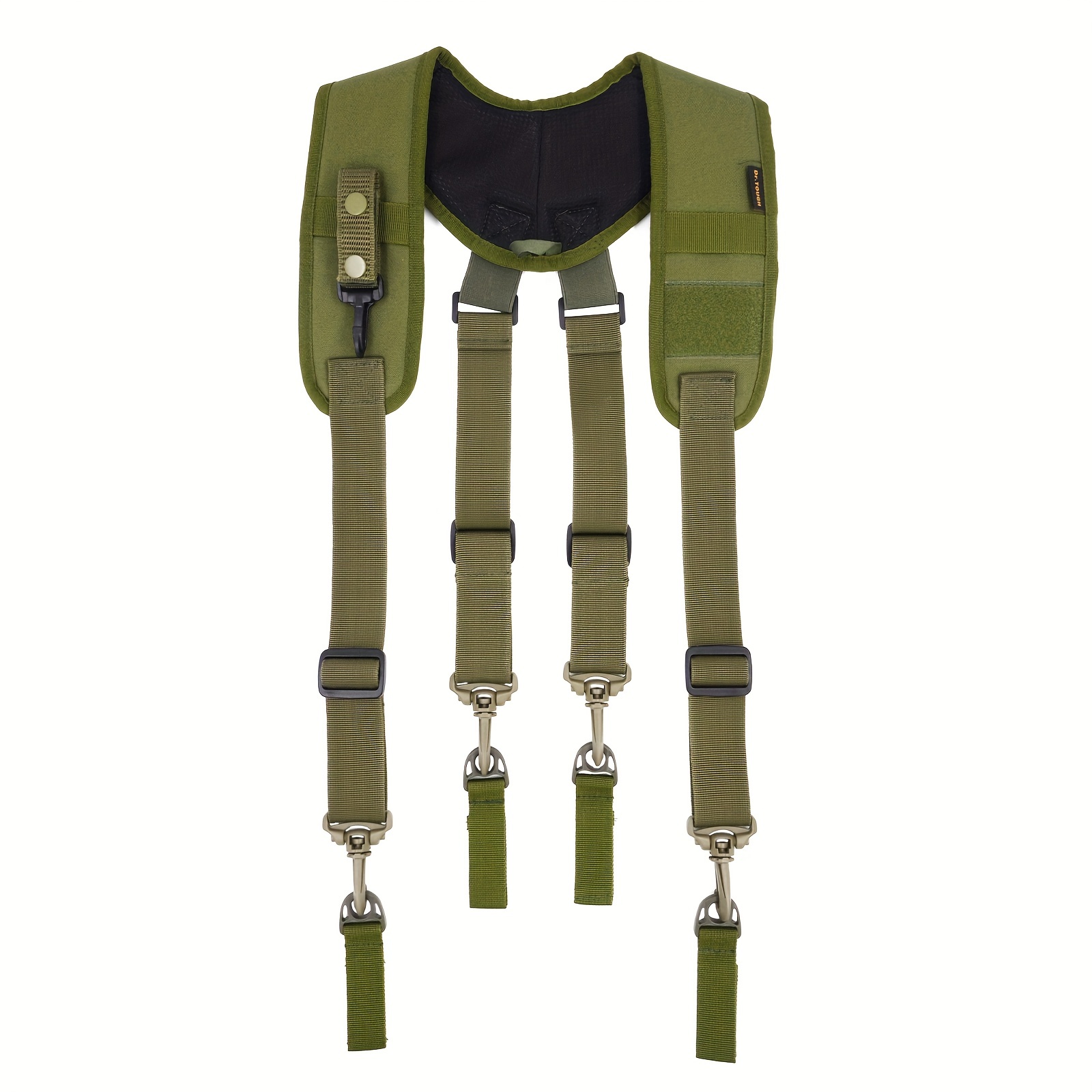 Tactical Belt Men's Suspenders X-Back Combat Adjustable Duty Belt Harness  Straps
