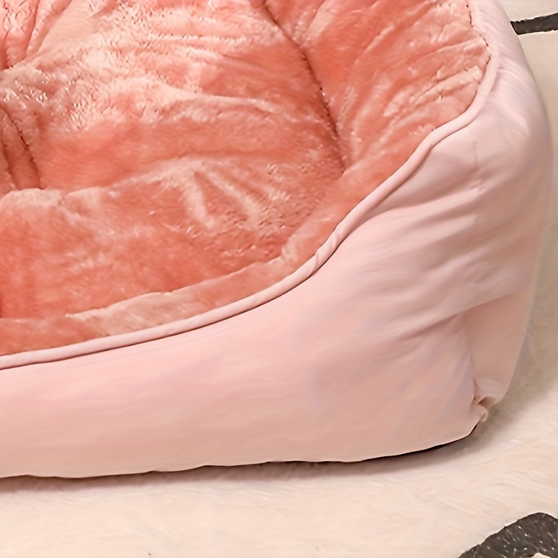 ear design plush cat and dog kennel winter warm pet bed cat bed cat mat sleeping sofa Product details 2