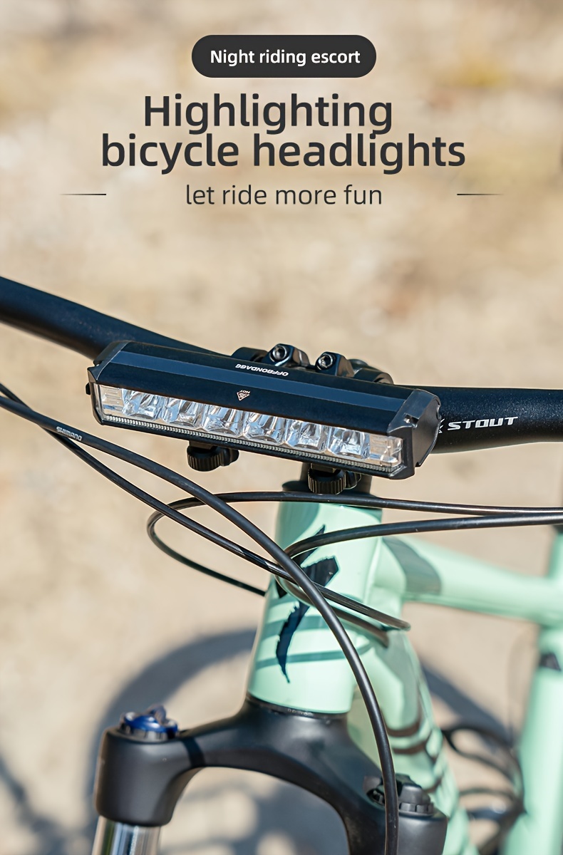 Generic Bicycle Flashlight T6/L2/V6 Torch Aluminum 5 Gear Modes