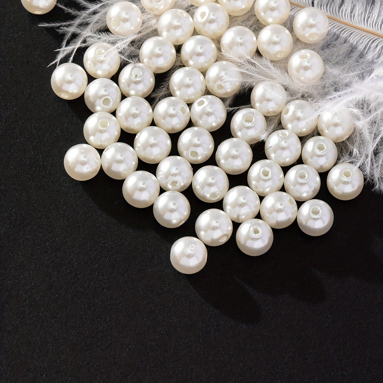 2mm Natural White Mother Of Pearl Shell Beads Round Loose - Temu