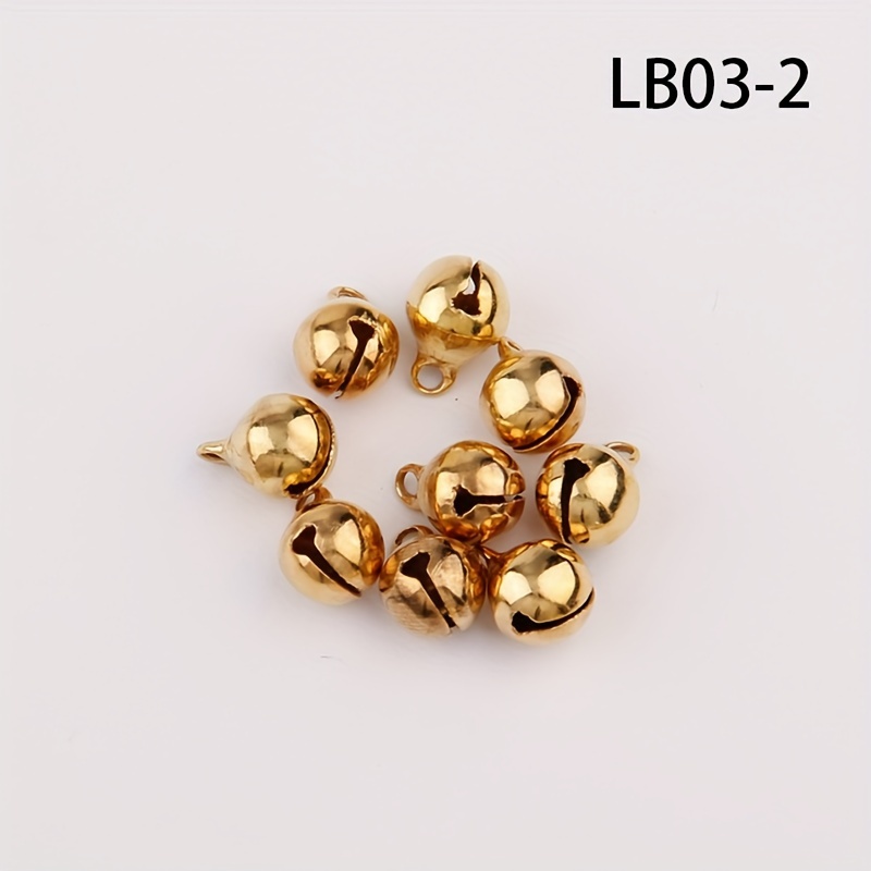 30/10pcs Christmas Bell Necklace And Bracelet Foot Chain Christmas Tree Pendant Wrist Shake Bell Musical Instrument