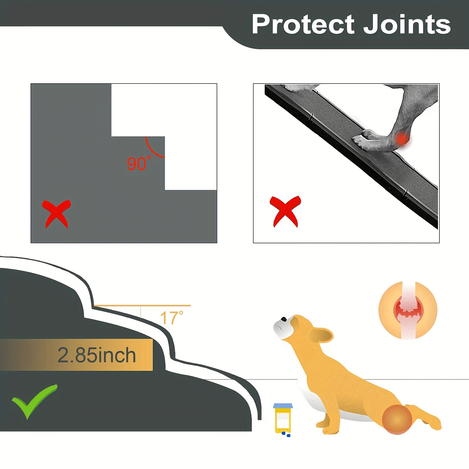 Scale Per Cani SenDeluz | In Schiuma Alta Densità | Antiscivolo E Lavabile | Per Letti E Divani - Foto 5