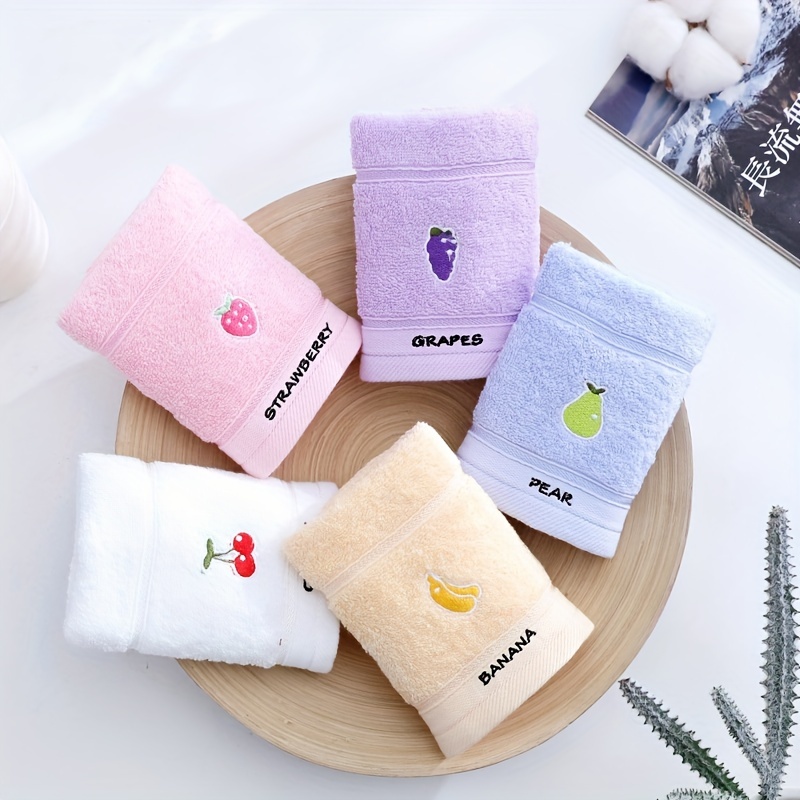 Mottley Soft Kids Towel Cartoon Face Absorbent Hand Towels