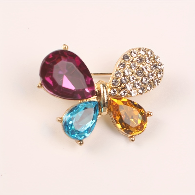 Androxeda 10 Stück Broschen Set - Perlen Brosche Pin Für Pullover & Schals