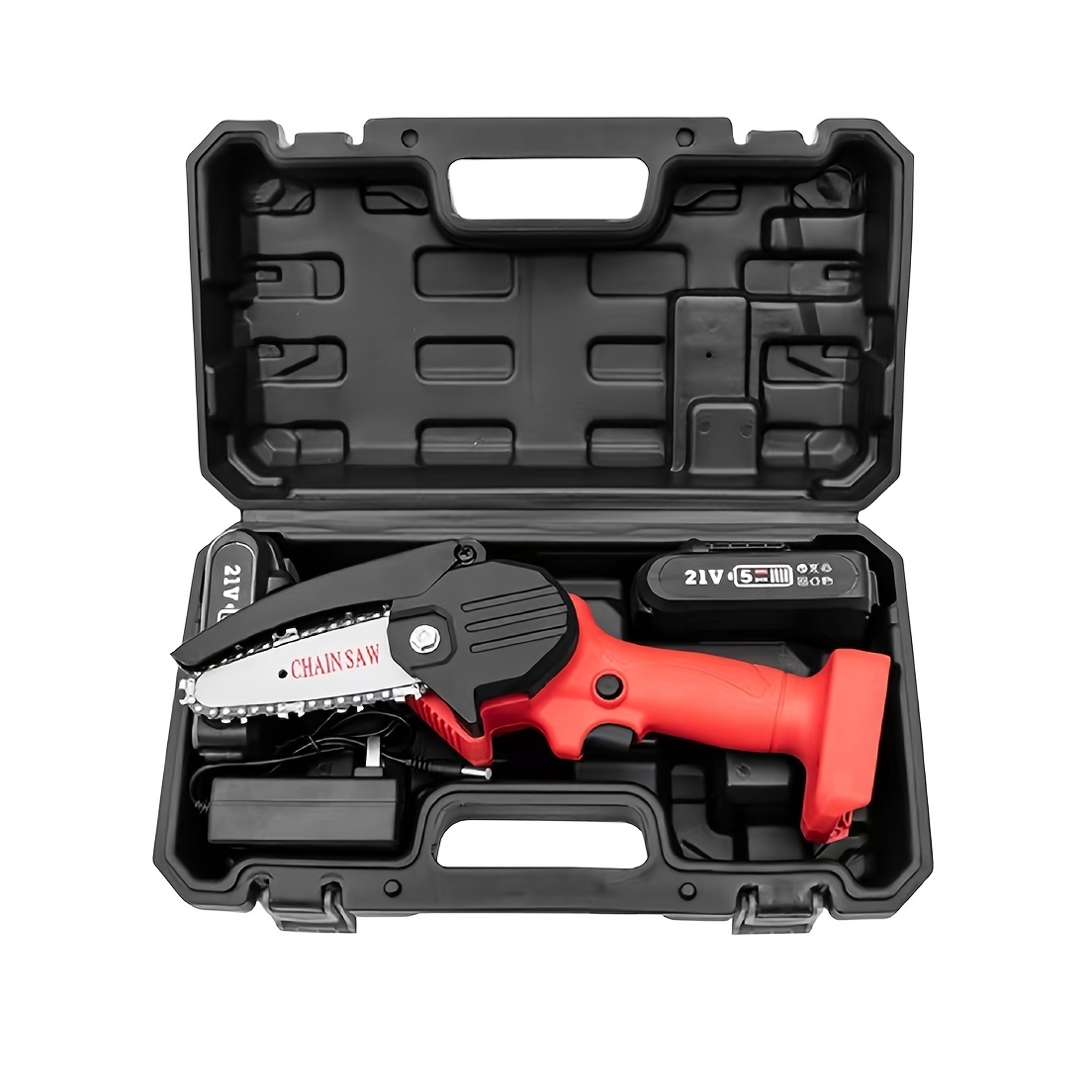 Mini Chainsaw 4-Inch Cordless Electric Portable with Brushless