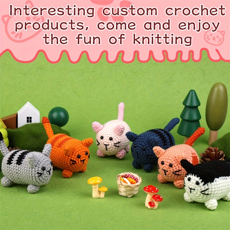 Beginner Crochet Kit for Kids Animals Cotton Crochet Starter Kit DIY C –  Craft Haven Creations