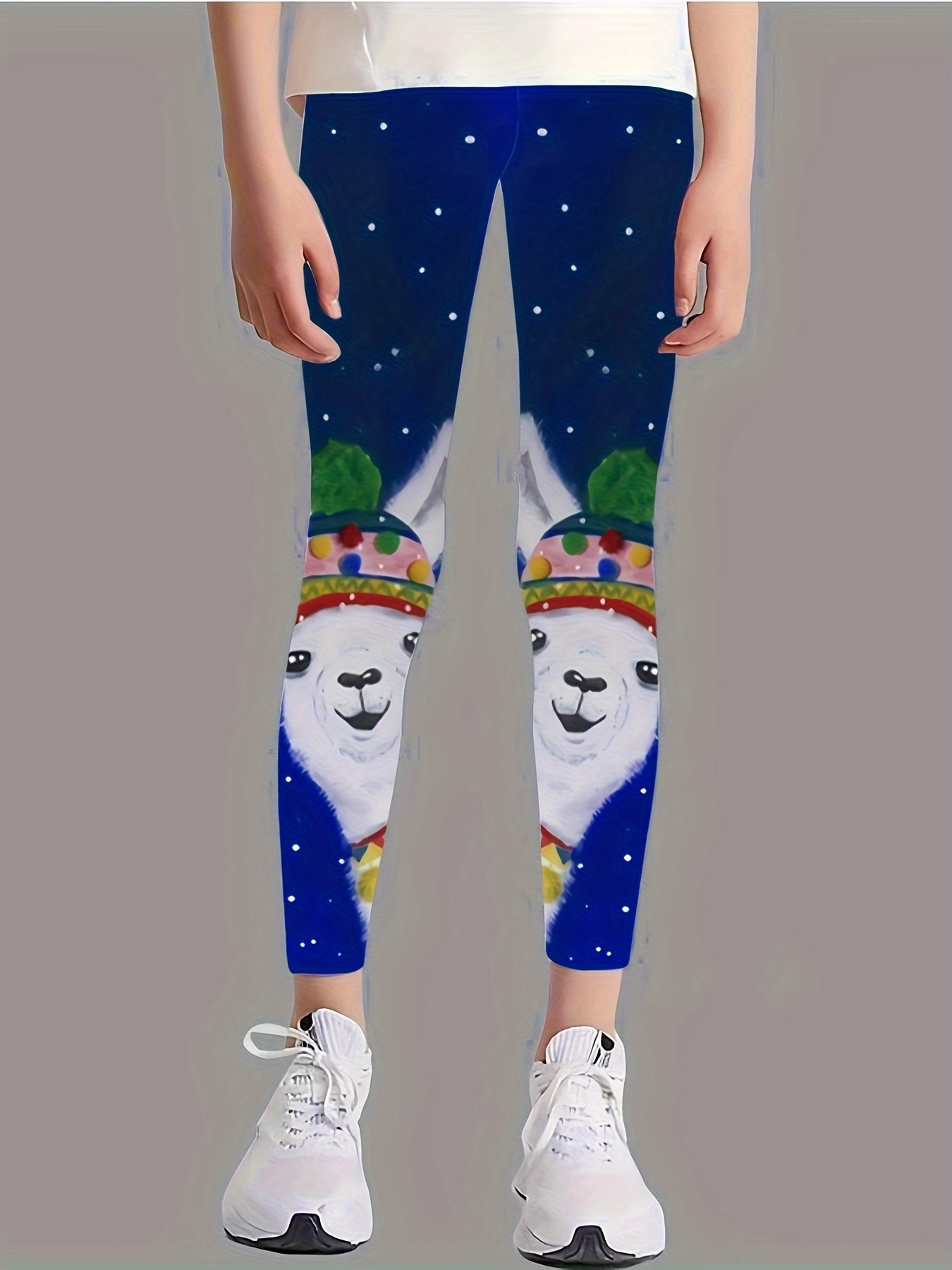 Christmas Llama Leggings