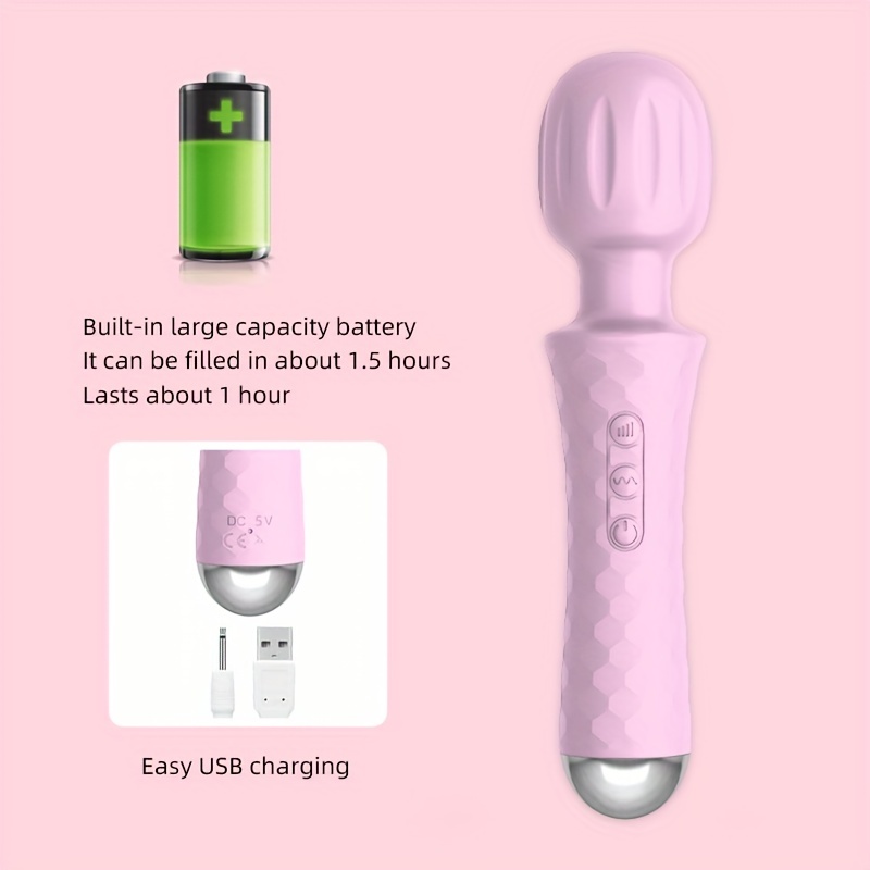 Big Magic Wand Vibrator Powerful Body Massage Stick Usb - Temu Germany