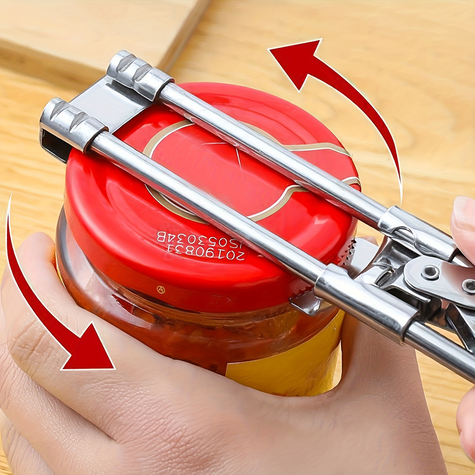 1pc Multifunctional Bottle Opener, 3-in-1 Twist Cap & Can Opener For Home  Use
