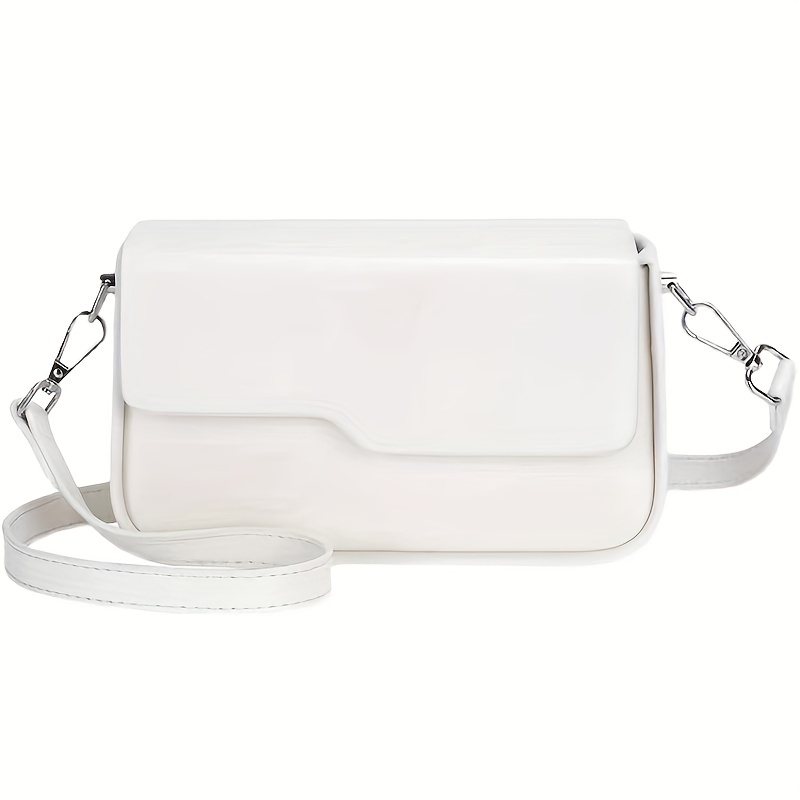 Leather Minimal Box Crossbody Bag