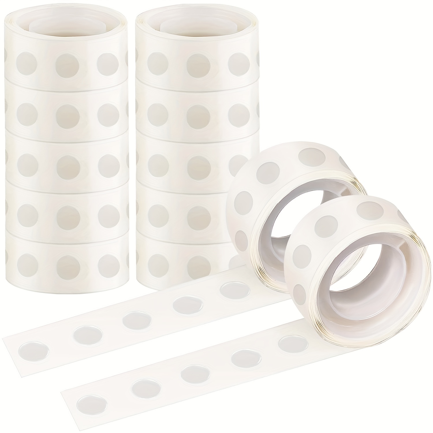 1000 Pcs Balloon Glue Dots, Double Sided Tape Glue, Removable Adhesive Dot  Sticker (10 Rolls)