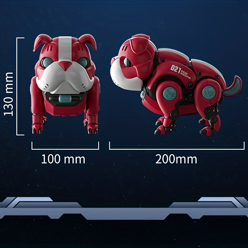 Buy Electric Sound Activated Colorful Breathing Light Walking Mechanical Dog Electronic Pet Toy Car Decoration Online