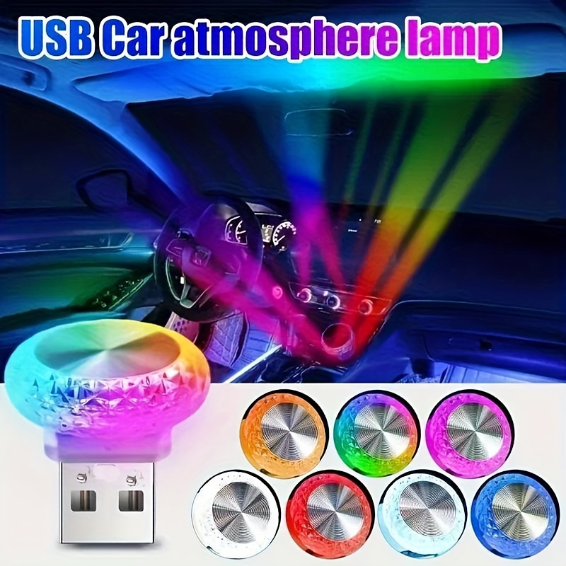 Mini USB LED Auto Ambient Licht Innen Atmosphäre Dekorative Lampe Innenraum