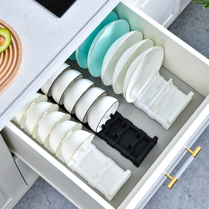 Single Layer Cupboard Dish Rack, Small In-cabinet Shelf, Sink Draining  Basket, Pp Plate Organizers, Pot Lid Holders, Cooking Dishs Holder Stand  Organizer, Kitchen Accessories - Temu