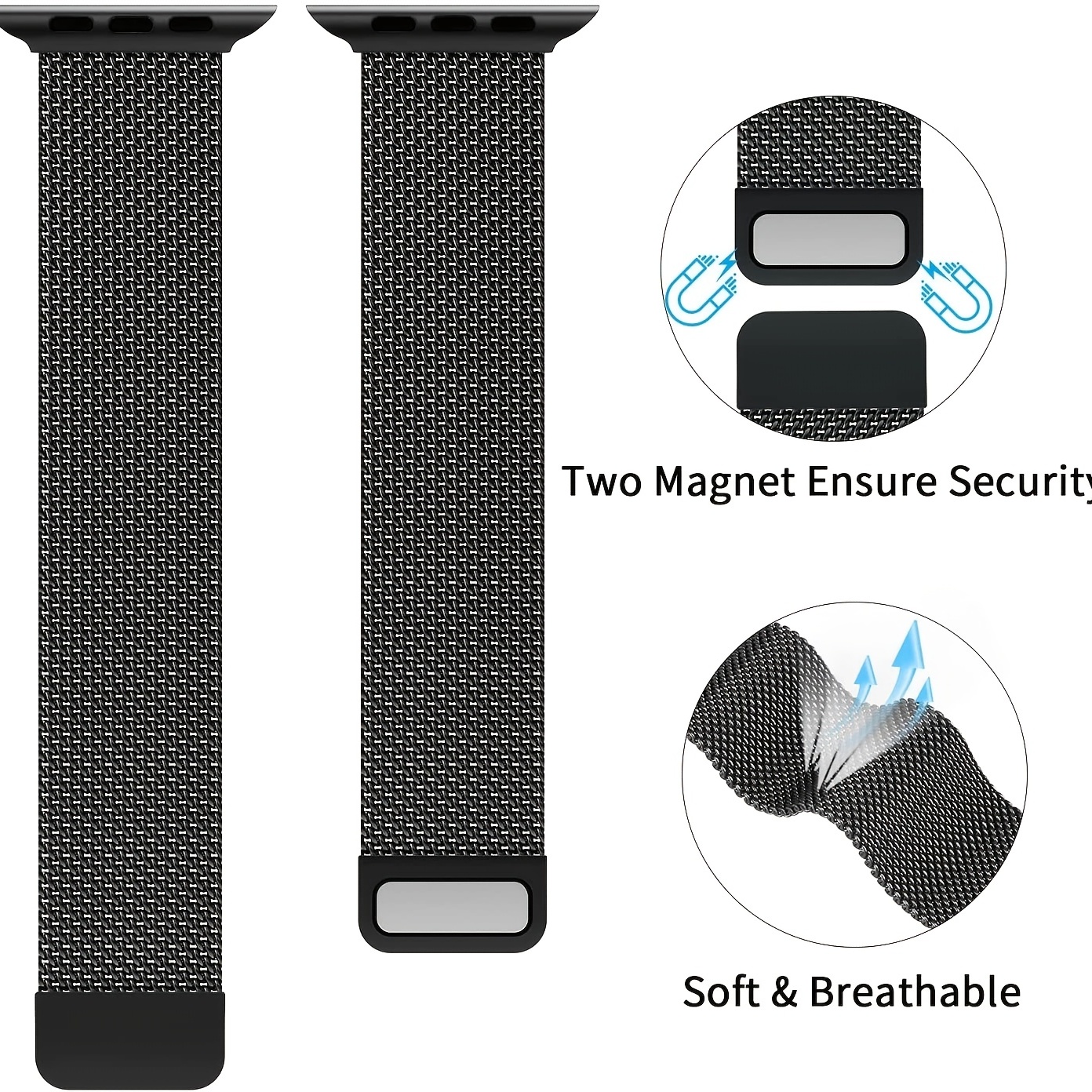 Apple Watch Milanese Loop Band for Apple Watch 1-6 SE