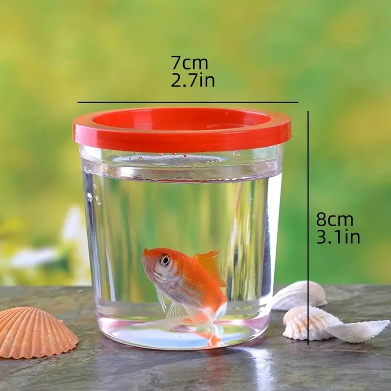 Random Aquarium Fish Tank Small Fish Tank Transparent - Temu