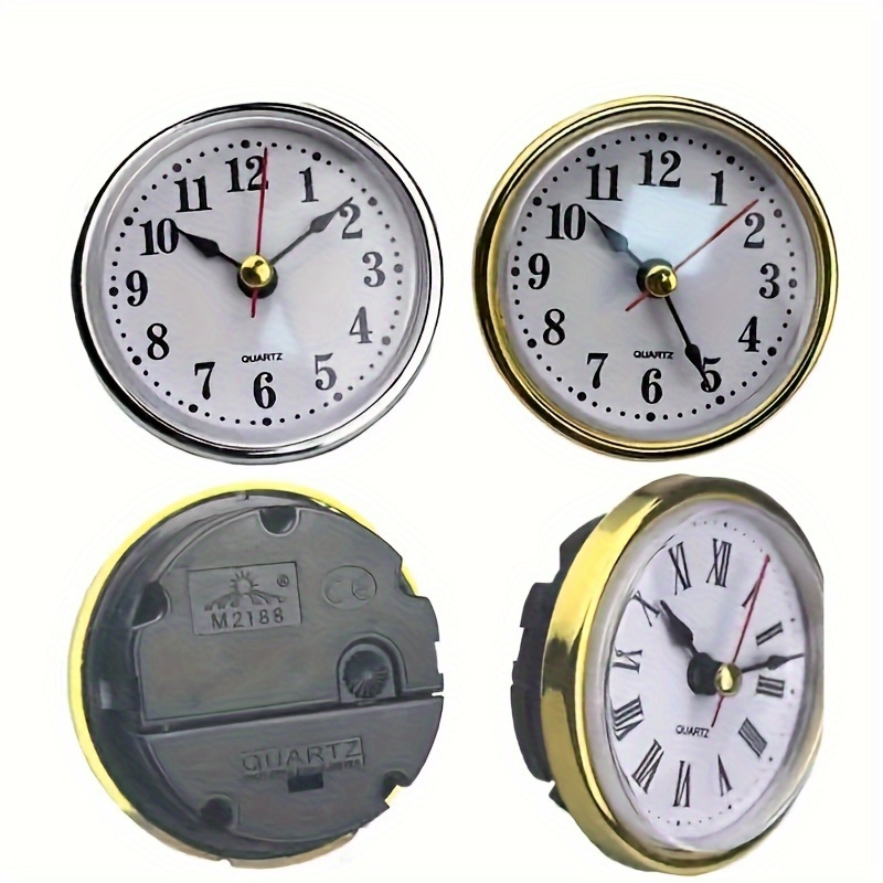 cross border hot 65mm diy handmade embedded clock head craft with time minimalist clock face