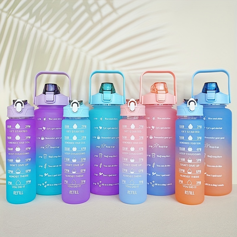 Gradient Sports Water Bottle Set With Straw