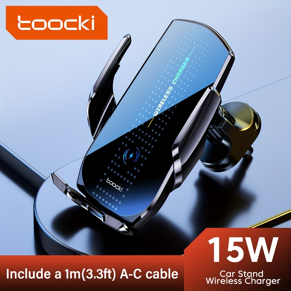 Toocki Wireless Car Charger Air Outlet Phone Holder/supports - Temu
