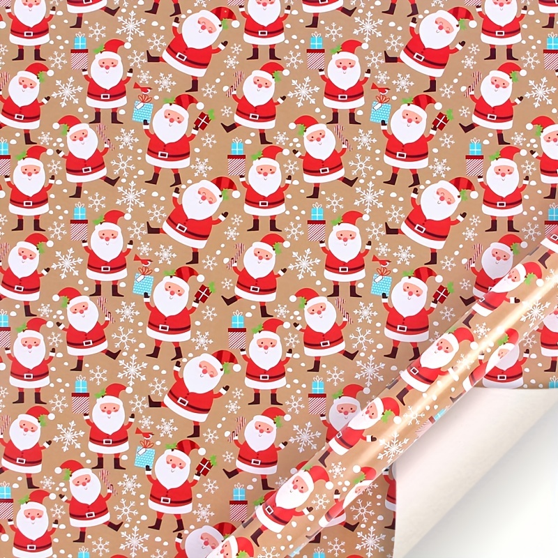 Traditional Christmas Wrapping Paper Roll Bundle – Present Paper