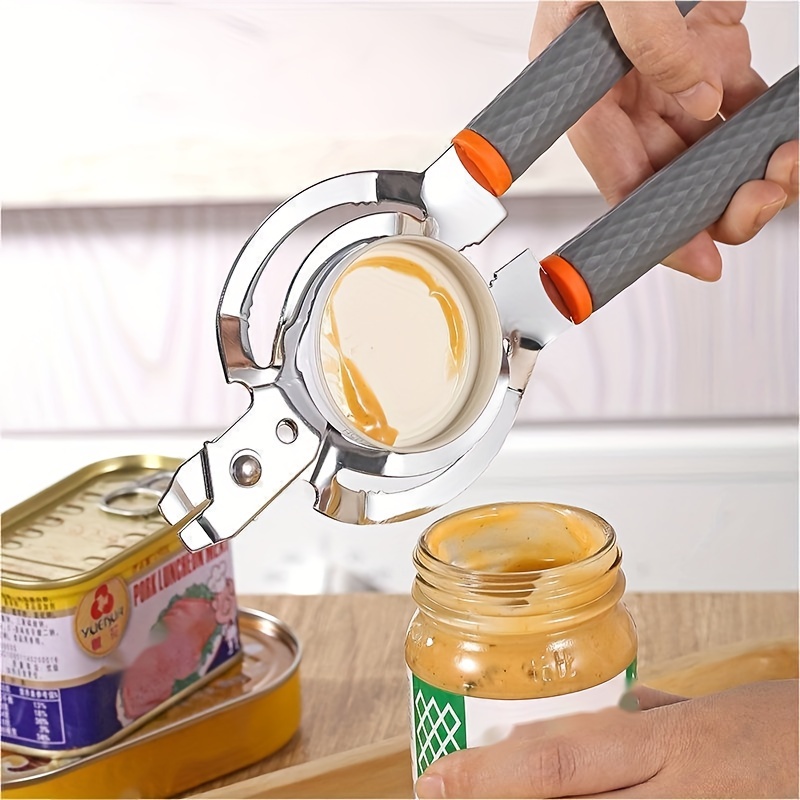 Jar Opener 5 in 1 Multi Function Can Opener Bottle Opener Kit with Silicone  Handle Easy to Use for Children Elderly and Arthritis Sufferers 2023 - US  $5.99