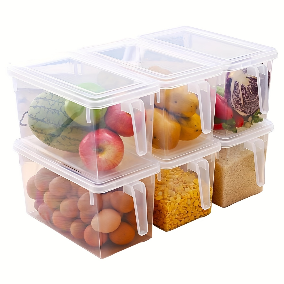 Multi-Functional Fresh-Keeping Food Storage Containers for Fridges