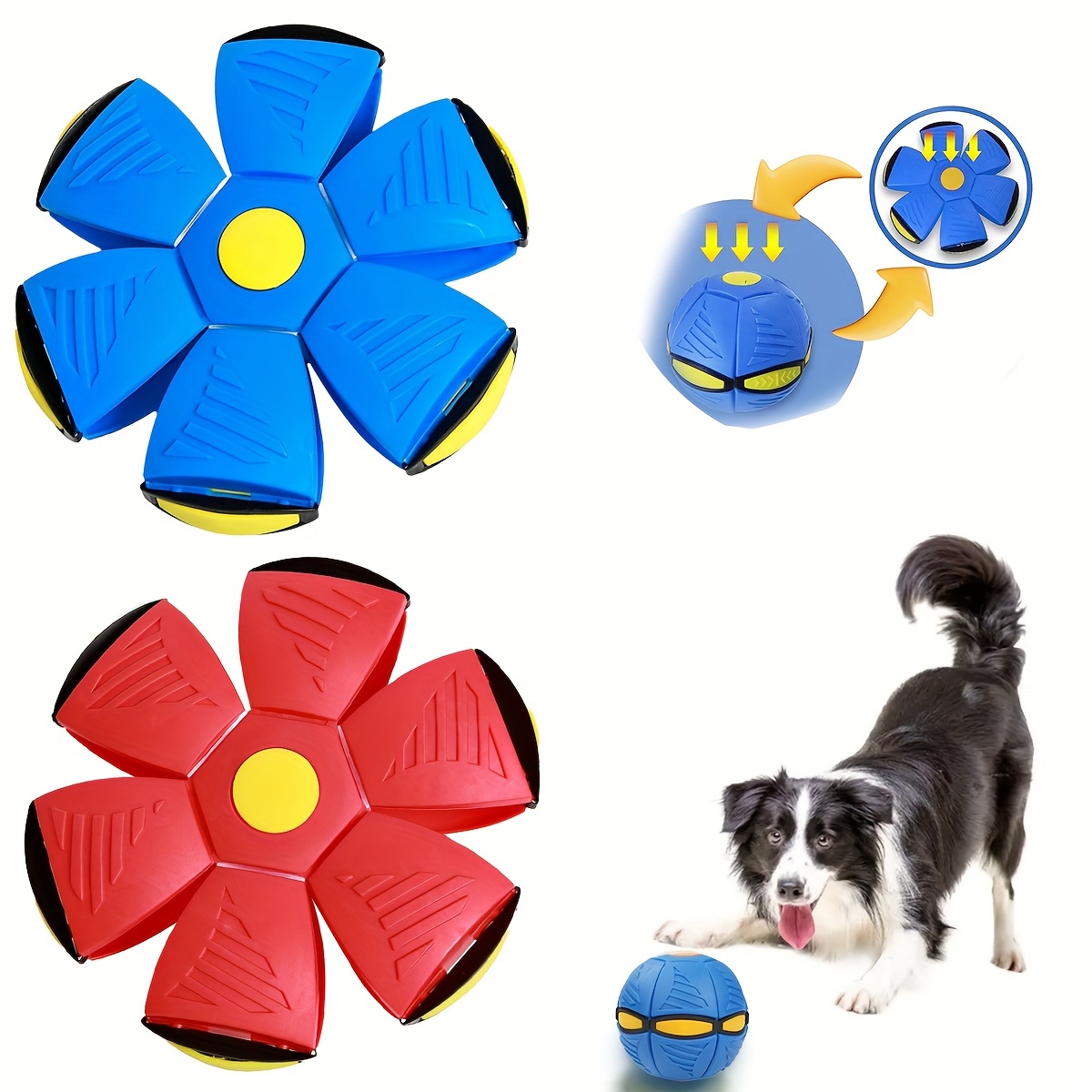 Dog Training Toys Outdoor Sport Flying Disc Interactive Pet Toy Suitable  For Dogs - Temu