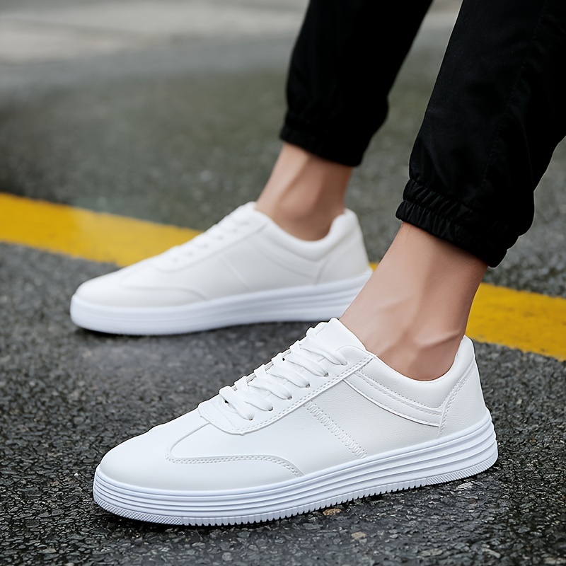 Zapatos Blancos Para Hombre - Temu