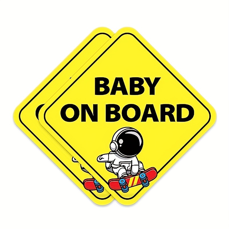 PANNEAU BABY ON BOARD ! AVEC VENTOUSE - Roady