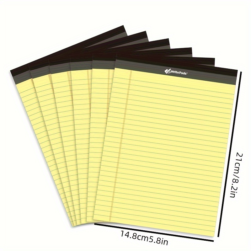 Small Note Pads College Ruled Yellow Notepads Notebook - Temu