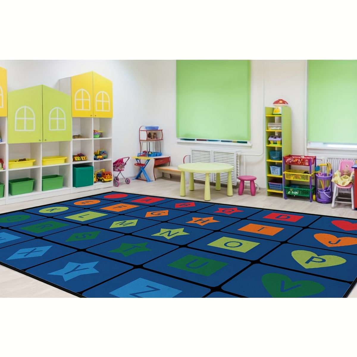 1pc Tappeto Per Bambini Tappeto Tappeto Gioco, Educativo Per Bambini,  Sistema Di Circolazione Stradale, Giocare Con Le Auto Per Camera Da Letto  Sala Giochi, Tappeti Per Aule, Lavabile In Lavatrice - Temu