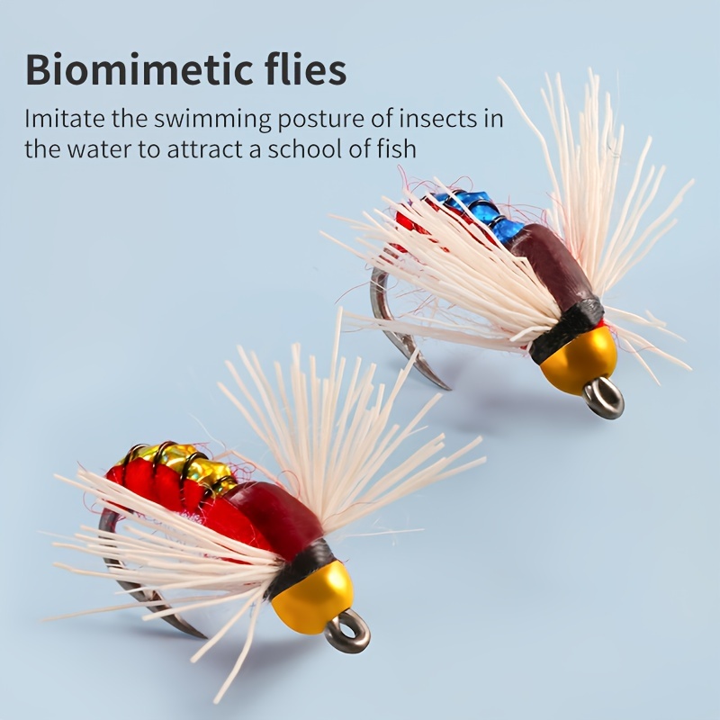 Hand Tied Bionic Fly Fishing Lure Feathered Bead Head Fly - Temu Philippines