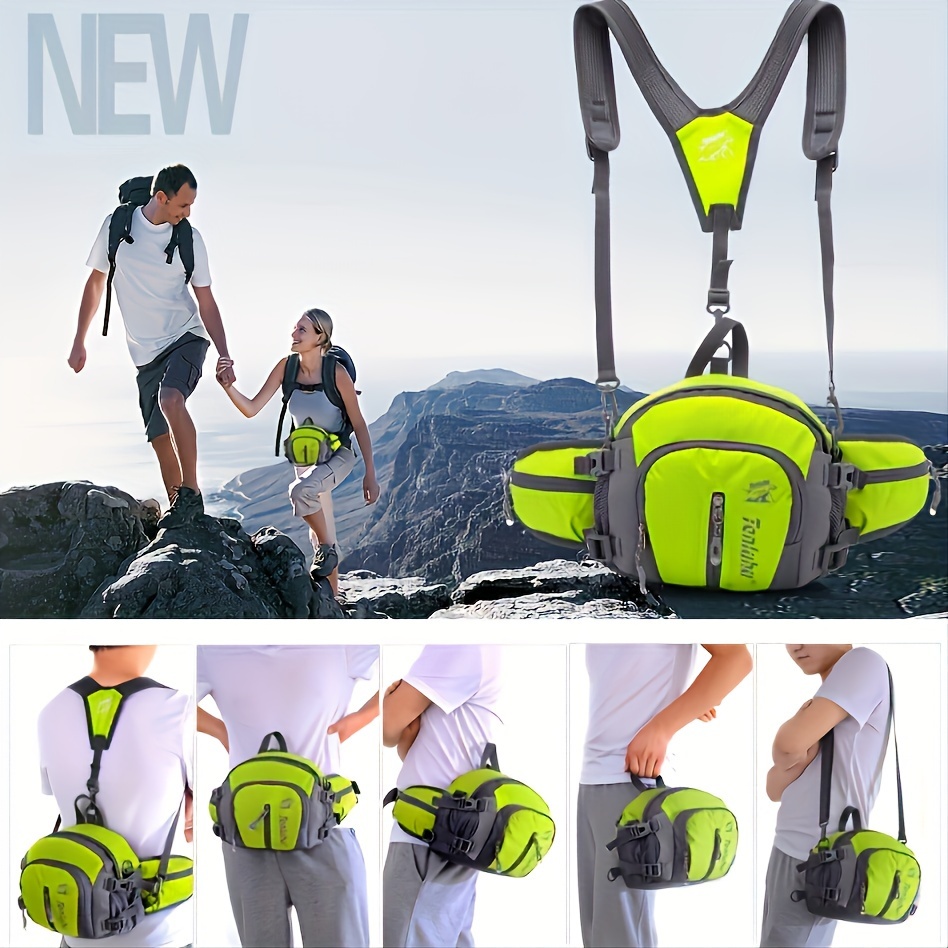 Pcs 11.8 Inch Fishing Fanny Pack Waterproof Scratch Resistant Outdoor Sport  Waist Bag Shoulder Waist Belt Bag