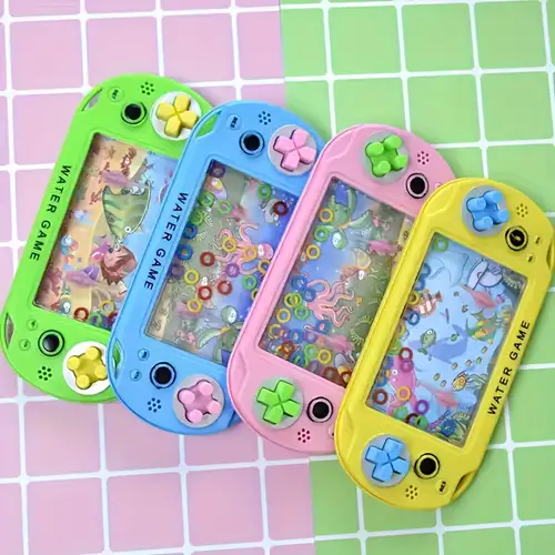 1pc Jeu Deau Portable Console Fish Ring Toss Puzzle Game Fun - Temu Canada