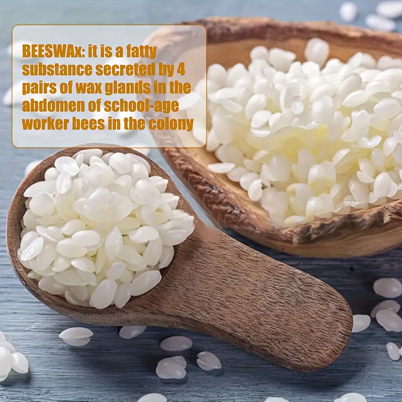 200g Natural Organic White Beeswax Pellets Food Grade Bee Wax DIY Cosmetics  Soap for sale online