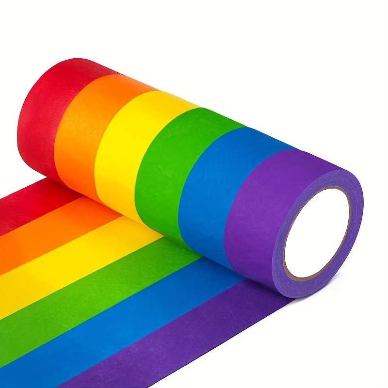 Cinta adhesiva de colores, rollos de 12 colores, cinta para pintores,  manualidades, para niños, artistas, profesores, escuela, aula, etiquetado