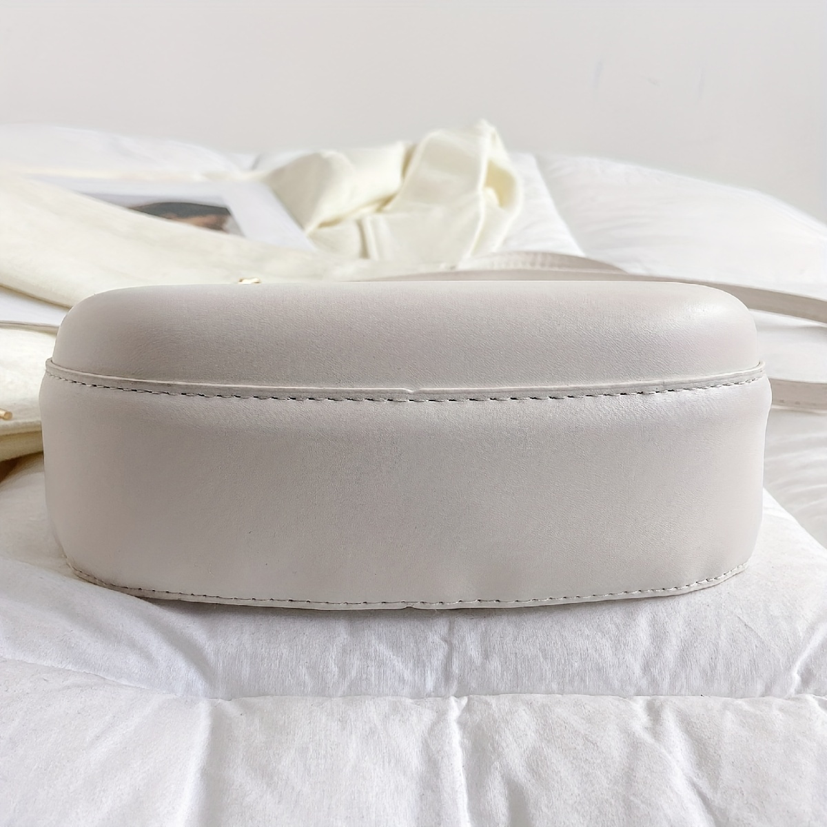 Flap Shoulder Bag Solid Crossbody Top Handle Handbag