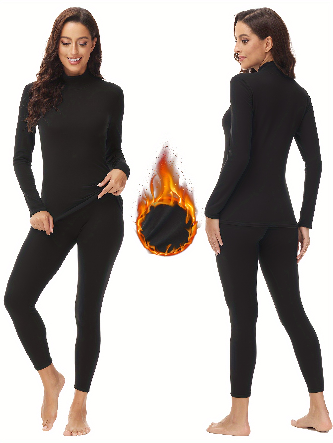 Aueoeo Thermal Wear for Women, Thermal Underwear for Women Extreme