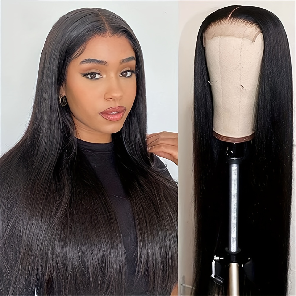 10a Human Hair Wigs 10a Brazilian Straight Bundles Hair 3pieces With 13 ...