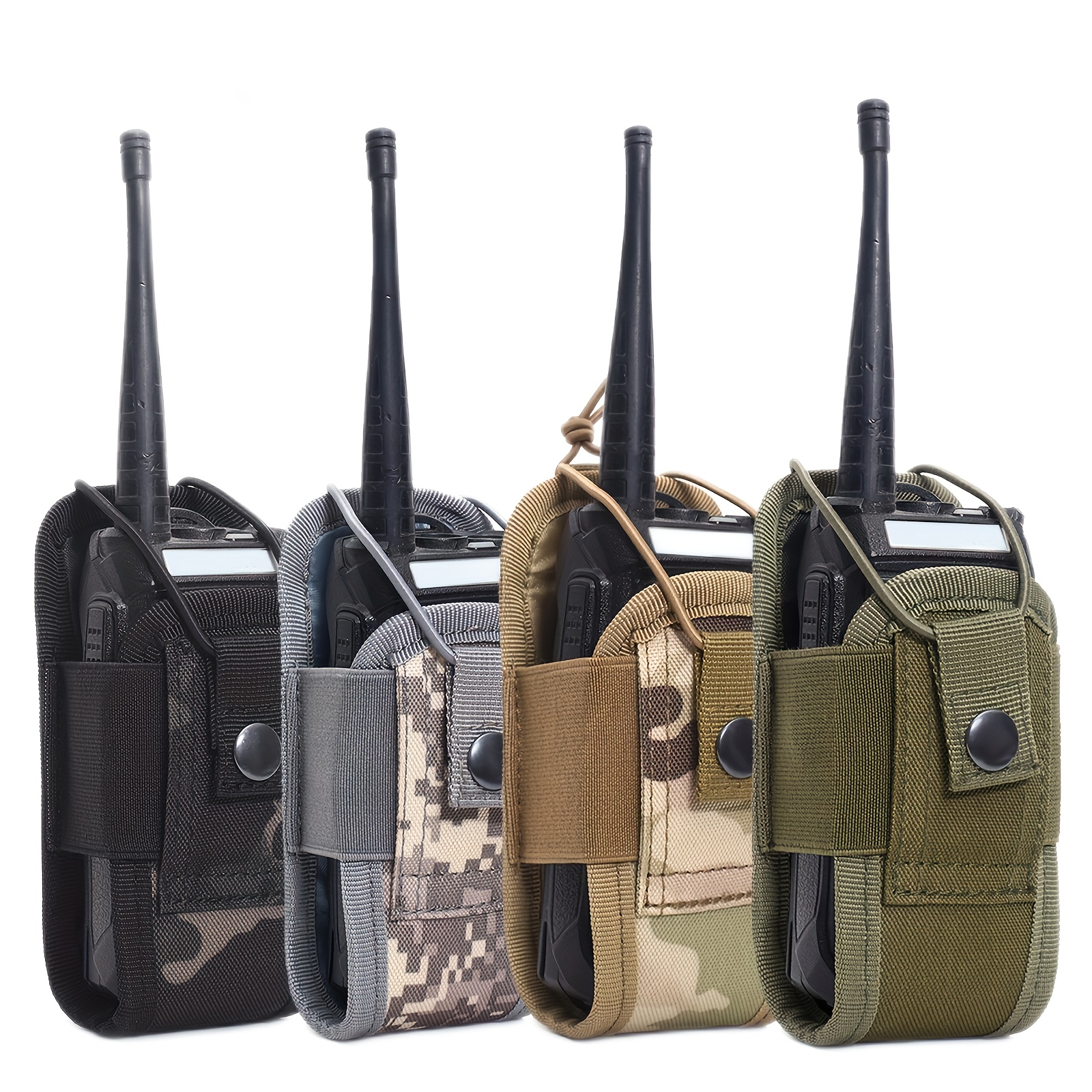 Tactical Molle Radio Walkie Talkie Pouch Waist Bag Holder Pocket Holster  Outdoor