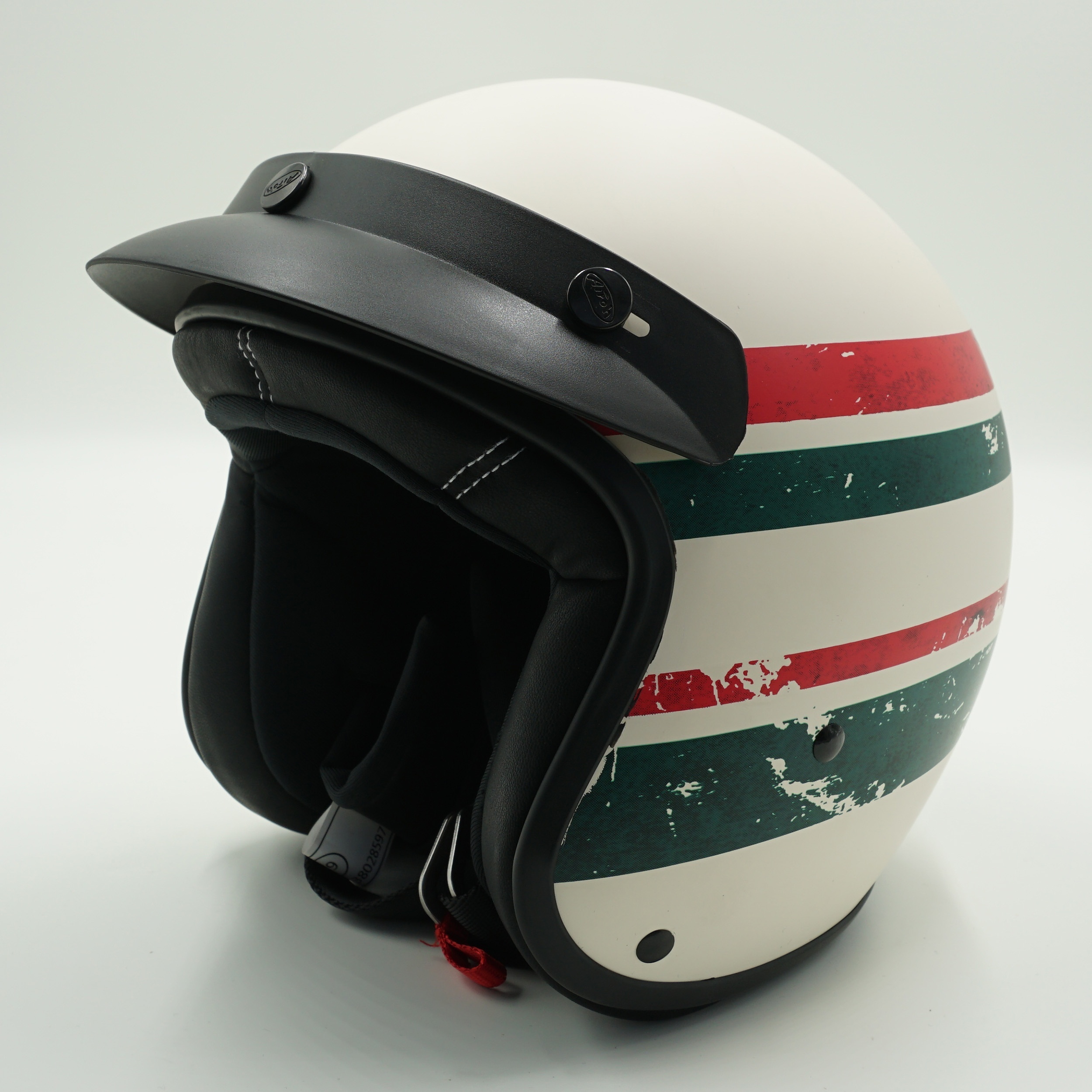  Vespa - Casco abierto con Bluetooth, casco de motocicleta 3/4  con doble visera, cascos retro para adultos para hombres y mujeres, casco  de motocicleta de media cara, aprobado por ECE/DOT para