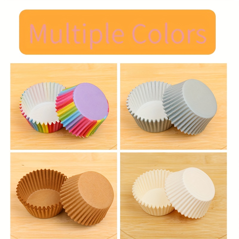 Disposable Muffin Cups, Heat Resistant Paper Cupcake Cups, Grease Proof Cupcake  Liners, Muffin Molds, Baking Tools, Kitchen Gadgets, Kitchen Accessories,  Home Kitchen Items - Temu