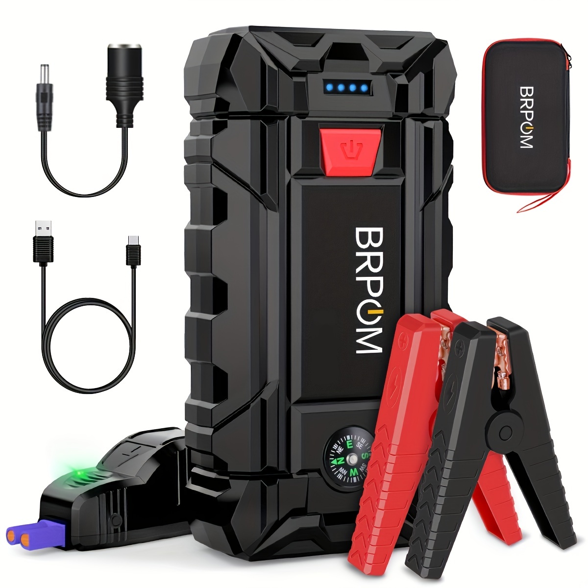 26000Mah Portable Car Jump Starter Auto Battery Booster Outdoor Power Tool  Charger Car Battery Booster Pack Intelligent Automatic Battery  Charger/Maintainer Jump Starter Power Pack 12V : : Automotive