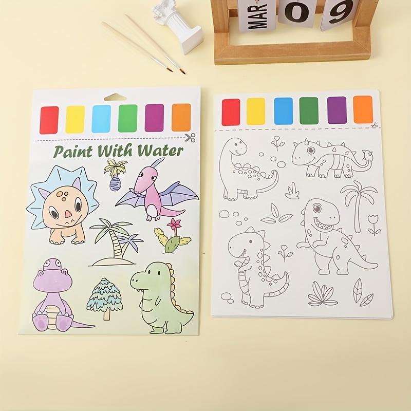 Paint with Water Books Watercolor Coloring Books for Kids Ages 4-8